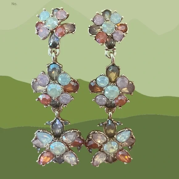 LOFT DROP EARRINGS FOR PIERCED EARS - Picture 1 of 6